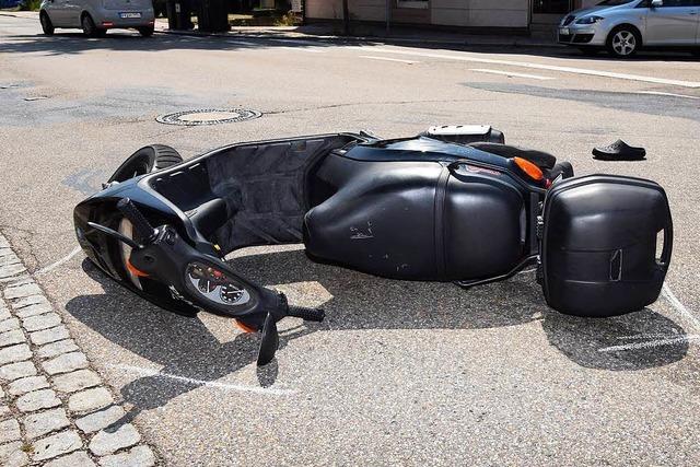 Autofahrer übersieht Motorrad – Zweiradfahrer schwer verletzt