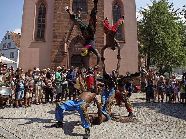 Afrikanisches Flair herrscht derzeit in Emmendingen.  | Foto:  iwi