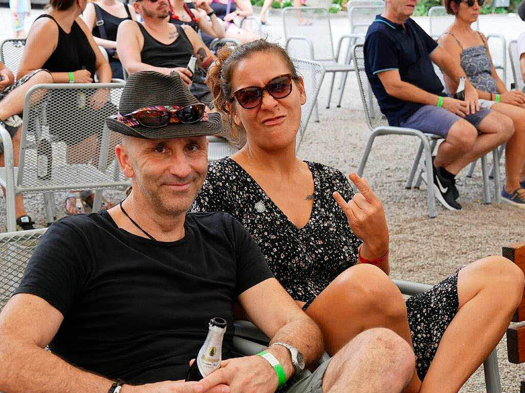 Musiker und Besucher hatten viel Spa beim Beat-&-Bite-Festival in Bad Sckingen.