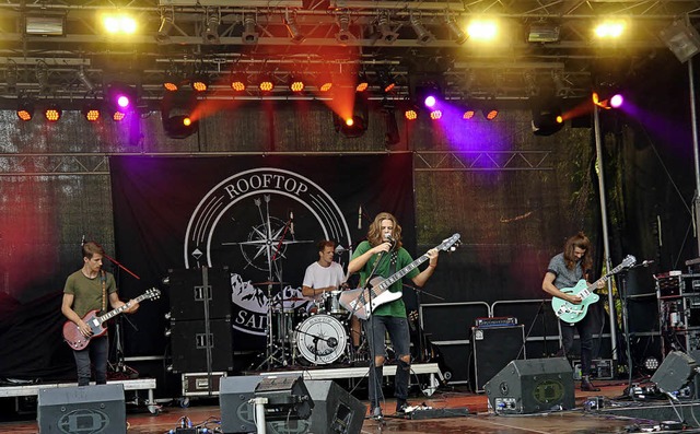 Aus der Schweiz angereist: die  Newcomerband Rooftop Sailors   | Foto: ast