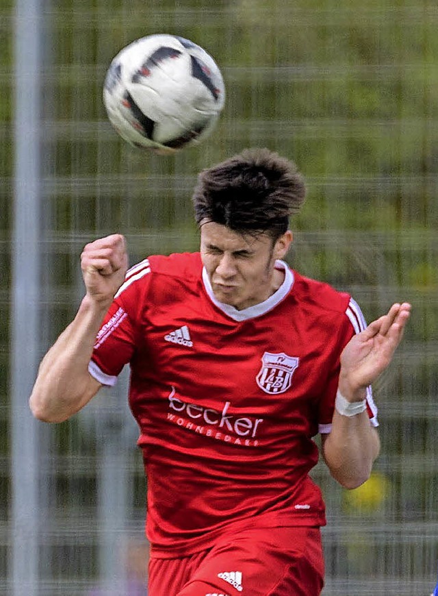 In der U19 war Kevin Meier eine Bank i...t berzeugte er als Auenverteidiger.   | Foto: Grndl