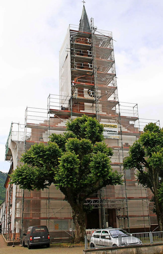 Die katholische Kirche Sankt Maria in ...eine Spendenaktion ins Leben gerufen.   | Foto: Ralph Lacher