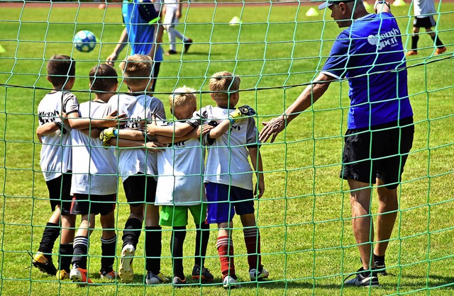 Gewinnen geht nur gemeinsam &#8211; das wird den Kindern im Camp vermittelt.   | Foto: Andrea Steinhart