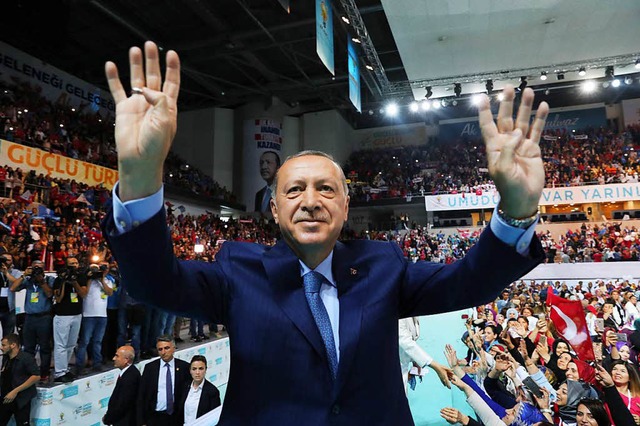 Der trkische Prsident Recep Tayyip E... Sanktionen gegen die USA angekndigt.  | Foto: AFP