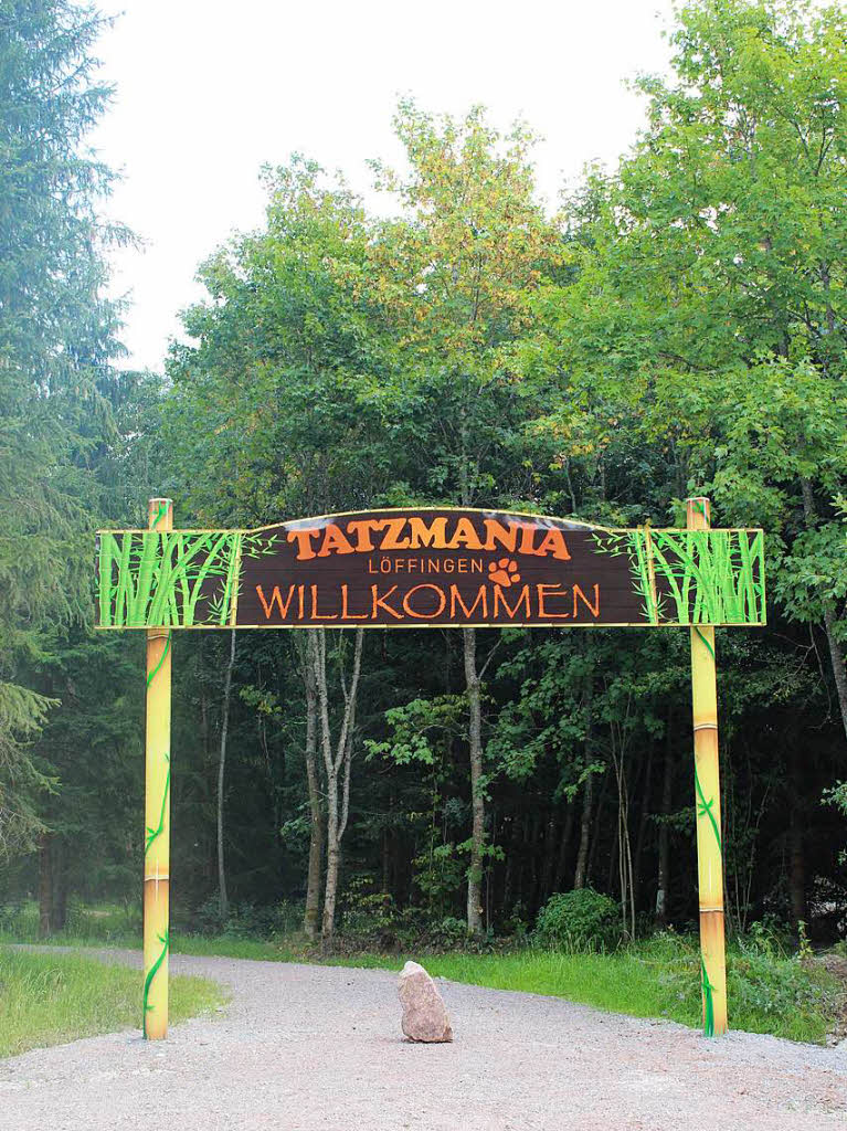 Herzlich Willkommen: Der Zoo und Freizeitpark „Tatzmania“ hat nach einem Jahr intensiver Umbau- und Umgestaltungsmanahmen  wieder seine Pforten geffnet.
