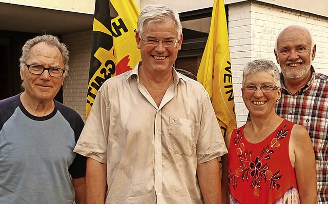 Das neue Vorstandsteam  der BI Weiswei... Schmidt, Anna Haag und Bernd Nssler.  | Foto: Christel Hlter-Hassler