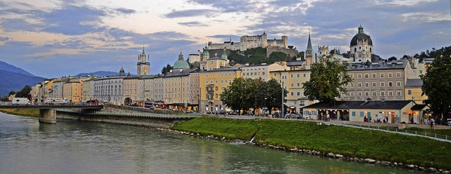 Ein lauer Sommerabend an der Salzach i...merung immer ein Blick wert im Urlaub!  | Foto: Wilhelm Billharz 