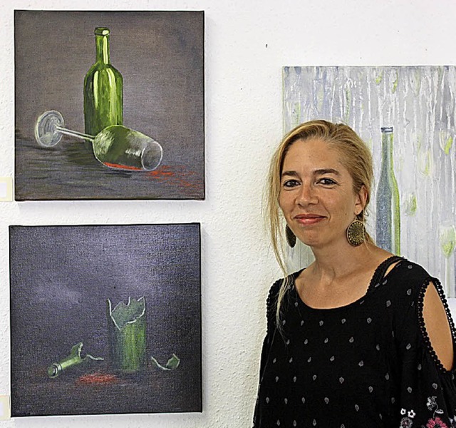 &#8222;Kunst ist fr mich Freiheit und... sagt Sandra Binder ber ihre Malerei.  | Foto: Ch. Franz