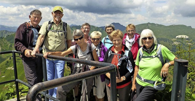 Die Wandergruppe des Schwarzwaldvereins  Seelbach in den Kalkalpen    | Foto: Privat