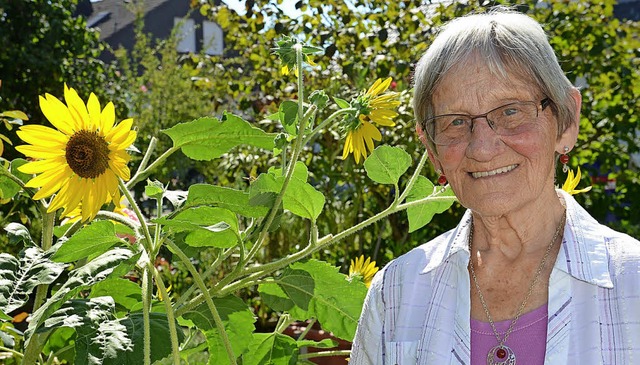 &#8222;Jetzt werde ich schon neunzig&#8220;: Ottilie Denz   | Foto: Christiane Weishaupt