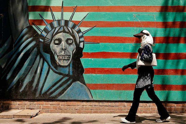 Graffito in Teheran  | Foto: AFP