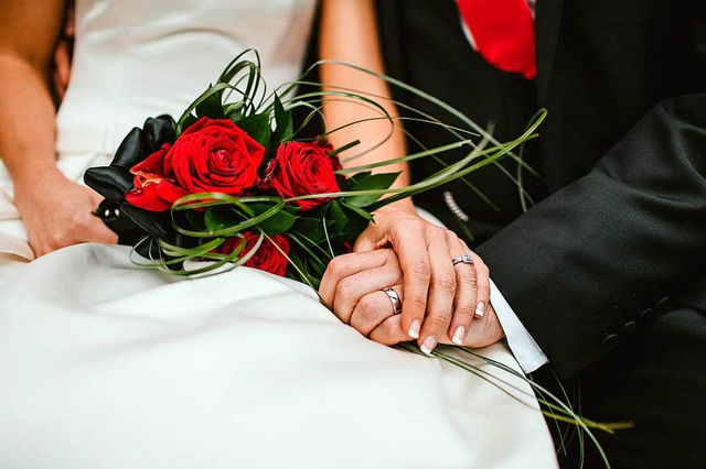 Den zehnten Hochzeitstag konnten 43 de...reiburg geheiratet haben (Symbolbild).  | Foto: Tom the Photographer (Unsplash.com)