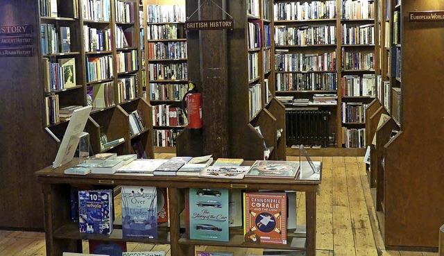 Bookshop von Richard Booth in Hay-on-Wye   | Foto: Ulrike Ott