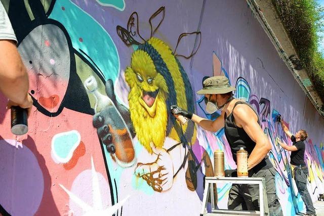 Beim Summer Graffiti Jam wollen Sprayer ein Zeichen gegen Verdrängung setzen