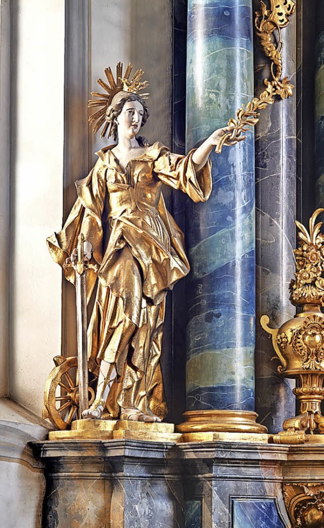 Die Heilige Katharina von Alexandria.   | Foto:  Erwin Reiter/KSEW