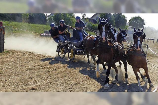 Fahren in der Hitze von Ichenheim