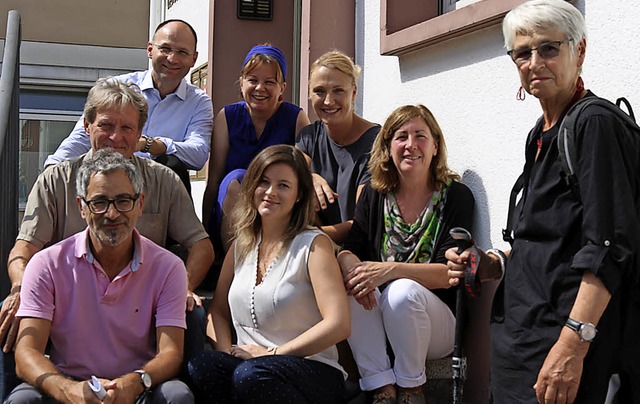 Paulo Silva, Reinhard Zahn, Rolf Folk,...ler und Anna Maria Janen (von links)   | Foto: Katharina Bartsch