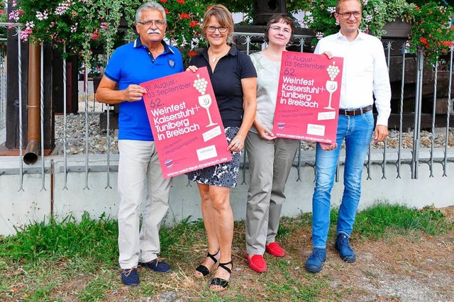 Die Organisatoren und Helfer des Breis...ner, Germana Rocca und Denis Kirstein.  | Foto: Gerold Zink