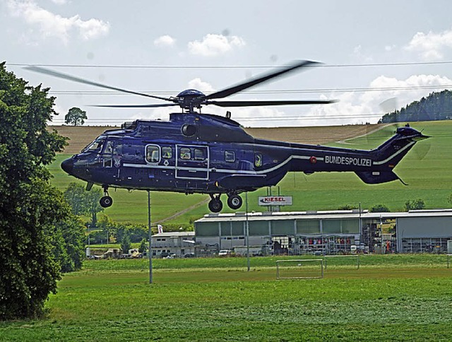 Helikopter  im Einsatz  | Foto: Bupo