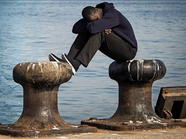 Fr Geflchtete sind Integration, Spra...aber oft erstmal psychologische Hilfe.  | Foto:  dpa