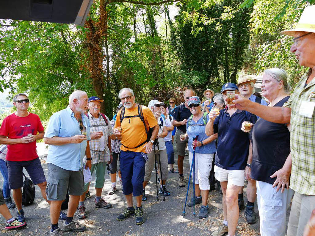 Impressionen von der Wanderung auf dem Panoramaweg in Ihringen