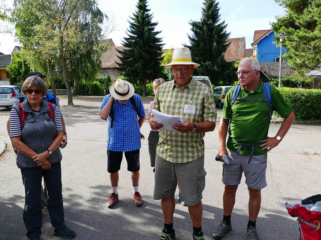 Impressionen von der Wanderung auf dem Panoramaweg in Ihringen