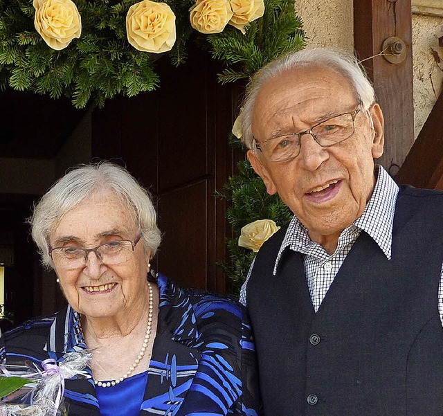 Anna und Herbert Schmitz   | Foto: K. Lauffer