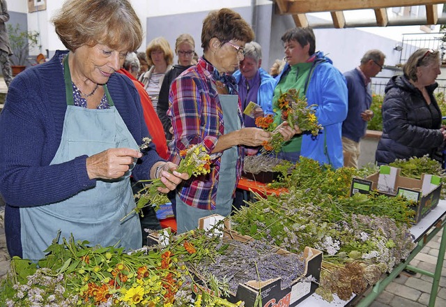 In Oberried dreht sich am Freitag alles um Kruter   | Foto: Barbara Odrich-Rees