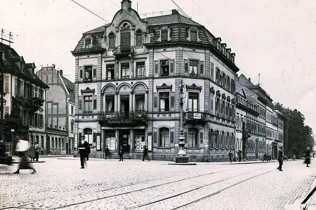 So sah der Friedrichring in Freiburg vor 100 Jahren aus