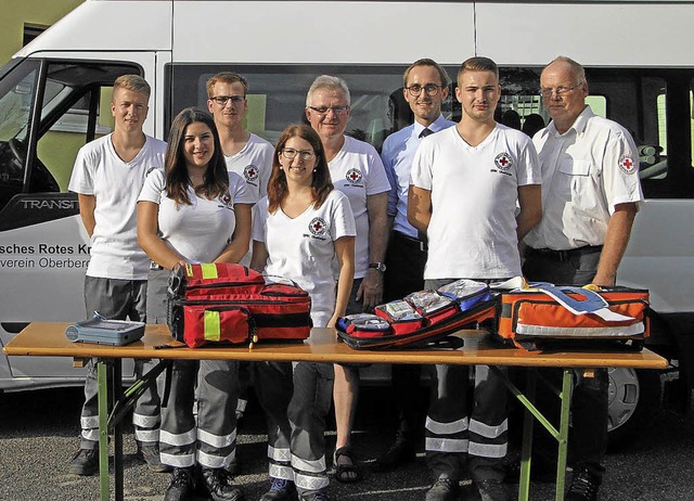 Das DRK-Oberbergen hat jetzt eine Grup...n, die in Notfllen sofort ausrcken.   | Foto: Herbert Trogus