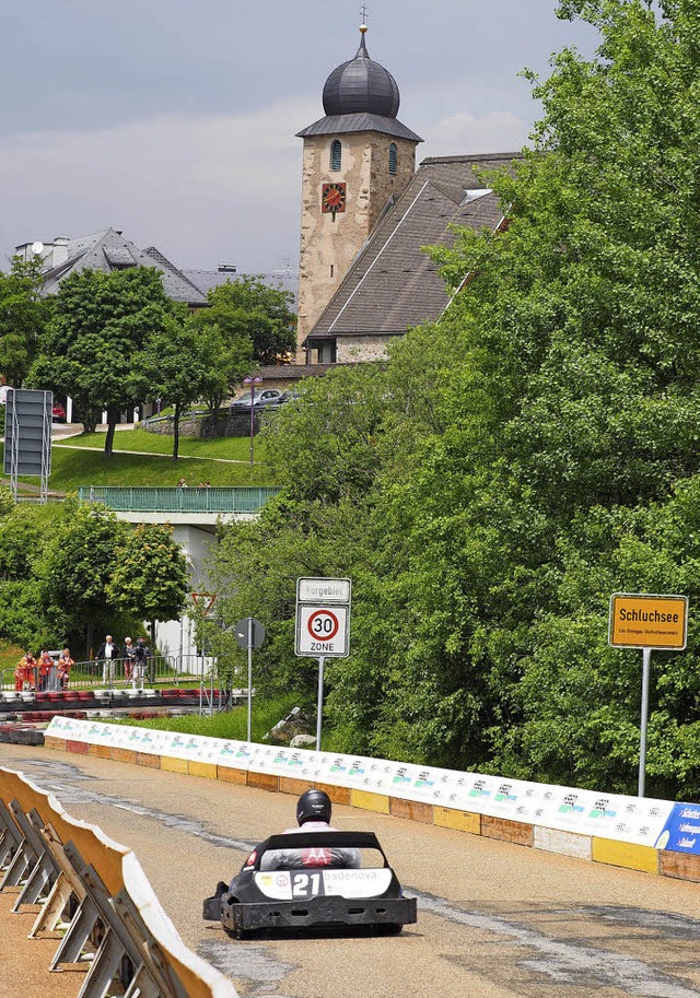 Die E-Kart-Rennen in Schluchsee  solle...rden, wie die Weltcups am Feldberg.     | Foto: Susanne Gilg