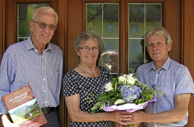 Seit 60 Jahren verheiratet: Ursula und...germeisterstellvertreter Edwin Hofmann  | Foto: M. Lange