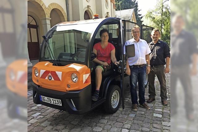 E-Transporter trgt zur Friedhofsruhe bei