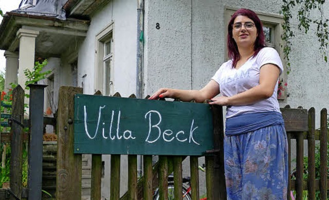 Heba Hassoun fhlt sich  in der Villa Beck wohl und in Meienheim aufgenommen.   | Foto: Ulrike Derndinger