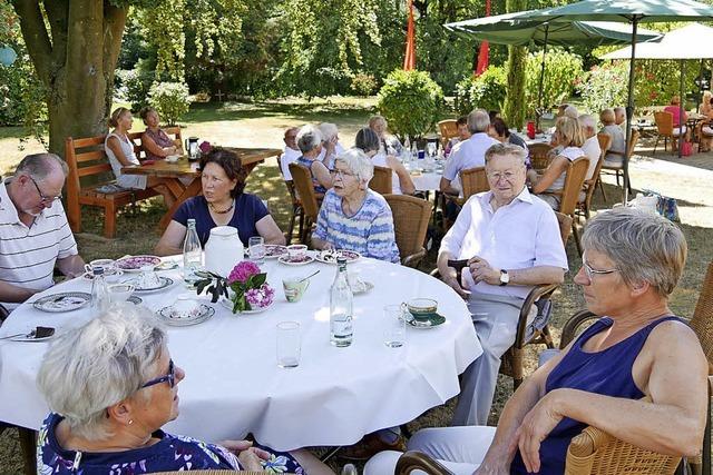 Leckere Kuchen, nette Gesprche