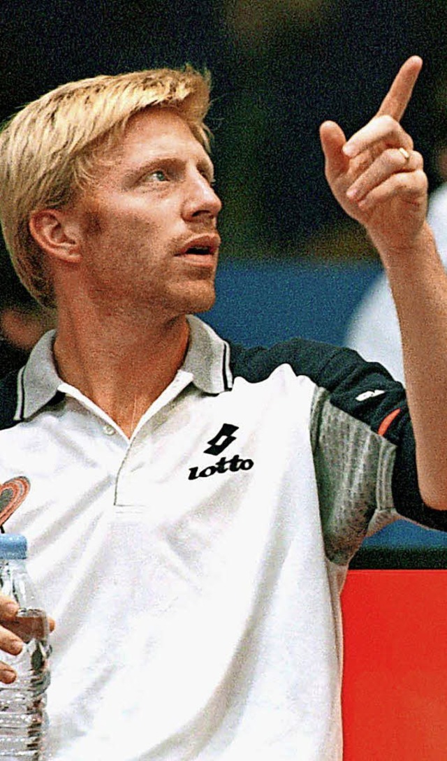 Unvergessliche Auftritte beim Davis-Cup: Boris Becker  | Foto: dpa