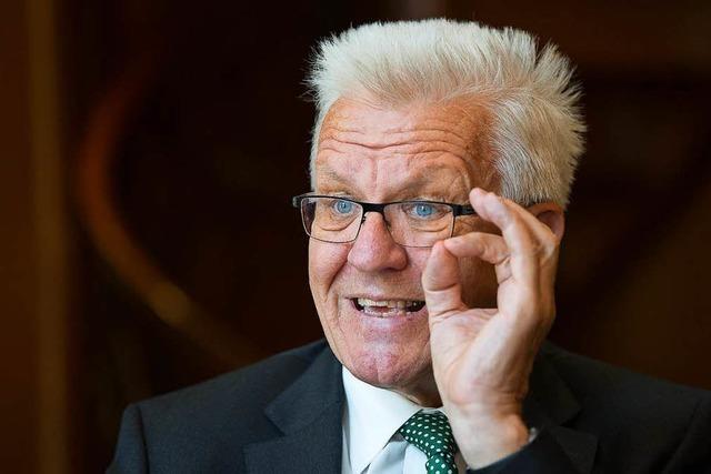 Ministerpräsident Winfried Kretschmann schlägt Ernteausfallversicherung vor