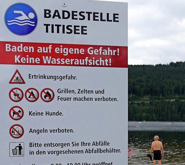 Bislang warnt nur ein deutschsprachiges Schild vor Gefahr.   | Foto: Schnitzler