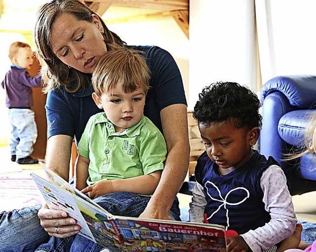 Sich daheim um Kinder kmmern als Beru...espflegeperson macht&#8217;s mglich.   | Foto: Symbolfoto: Charlotte Fischer