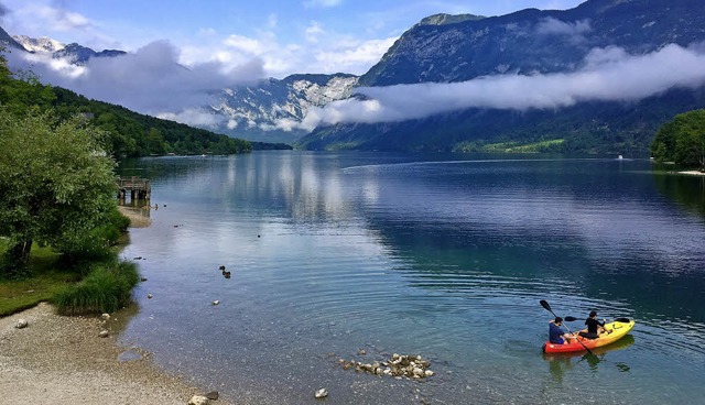 Nein, nicht Alaska, sondern Slowenien:...ille Seen, dichte Wlder, hohe Berge.   | Foto: Kurt Meier