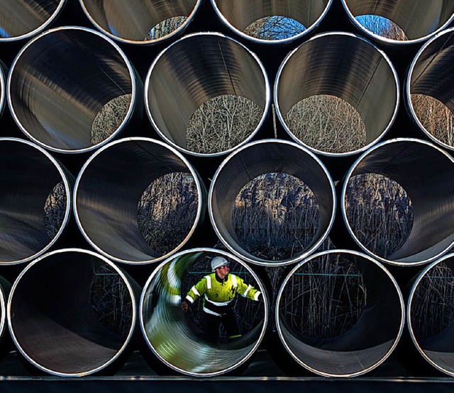 Rohre fr  Nord Stream 2  | Foto: dpa