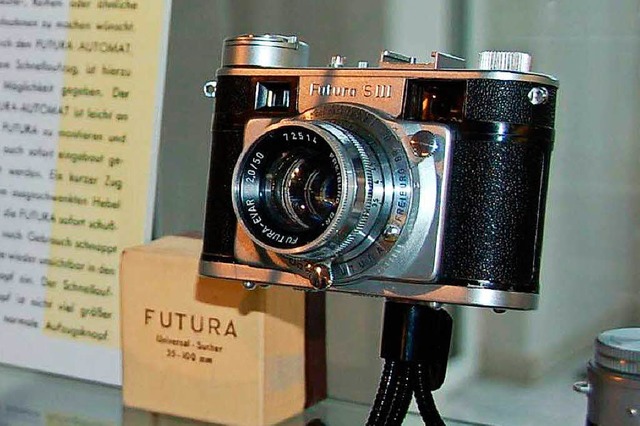 Rckblick im Jubeljahr: Von 1951 bis 1...Kameras &#8222;made in Germany&#8220;.  | Foto: Andrea Steinhart