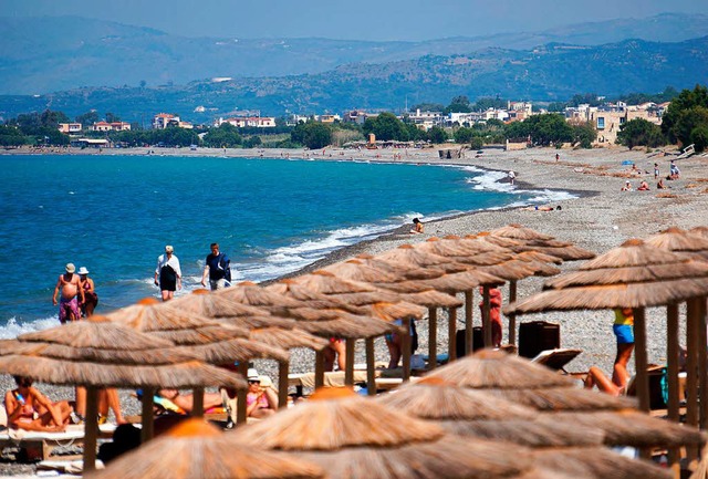 Der Tourismus &#8211; der griechische Wirtschaftszweig, der boomt.   | Foto: DPA