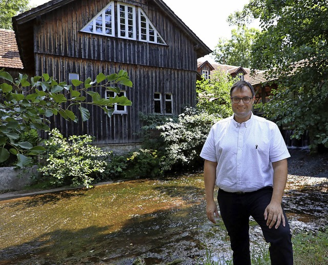 Siegfried Kohlmann hrt gern hin, wenn die Glatzemhle erzhlt.   | Foto: Christoph Breithaupt