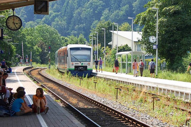 Kein Zug wird fahren vom 25. bis 31. A...n Waldkirch und Elzach und umgekehrt.   | Foto: B.Fackler