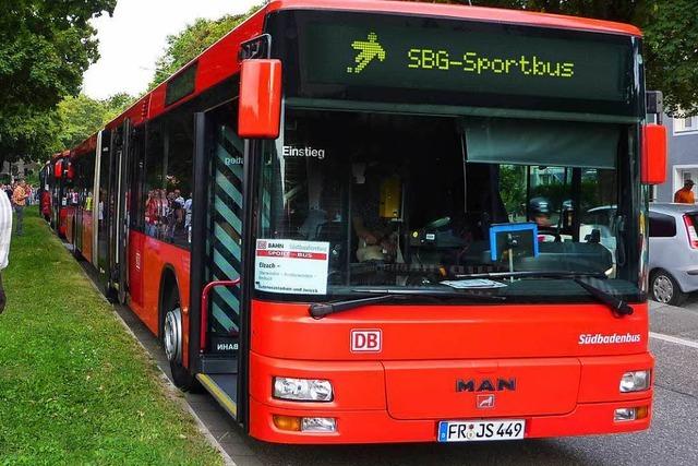 Hllentalbahn gesperrt: Zustzlicher Sportbus fhrt zu SC-Spielen nach Freiburg