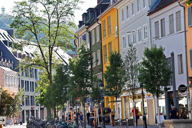 Die groe Scheinakazie soll einer Stad...n, wie schon welche neben ihr wachsen.  | Foto: Rita Eggstein