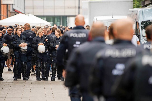 In der Gewerkschaft der Polizei in Baden-Wrttemberg rumort es.  | Foto: dpa