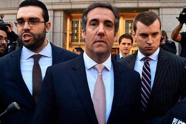 Trumps Ex-Anwalt Cohen will wohl seine Schuld eingestehen