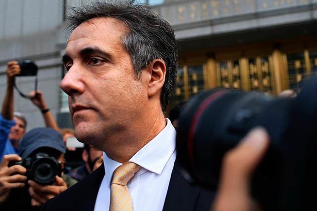 Trumps Ex-Anwalt Cohen bekennt sich wegen Betrugs schuldig